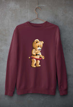 Load image into Gallery viewer, Domrebel Bear Unisex Sweatshirt for Men/Women-maroon-Ektarfa.online