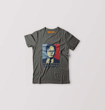 Load image into Gallery viewer, Dwight Schrute T-Shirt for Boy/Girl-Charcoal-Ektarfa.online