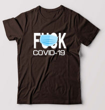 Load image into Gallery viewer, Covid 19 T-Shirt for Men-Coffee Brown-Ektarfa.online
