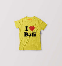 Load image into Gallery viewer, I Love Bali Kids T-Shirt for Boy/Girl-Yellow-Ektarfa.online