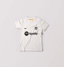 Load image into Gallery viewer, Barcelona 2022-23 Kids T-Shirt for Boy/Girl-White-Ektarfa.online