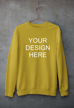Load image into Gallery viewer, Customized-Custom-Personalized Unisex Sweatshirt for Men/Women-Mustard Yellow-Ektarfa.online