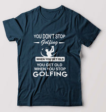Load image into Gallery viewer, Golf T-Shirt for Men-Petrol Blue-Ektarfa.online