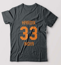 Load image into Gallery viewer, Hardik Pandya winner dinner T-Shirt for Men-Steel grey-Ektarfa.online