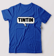 Load image into Gallery viewer, Tintin T-Shirt for Men-Royal Blue-Ektarfa.online