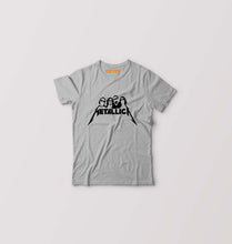 Load image into Gallery viewer, Metallica Kids T-Shirt for Boy/Girl-Grey-Ektarfa.online