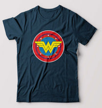 Load image into Gallery viewer, Wonder Woman Superhero T-Shirt for Men-Petrol blue-Ektarfa.online