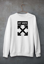 Load image into Gallery viewer, Off White Unisex Sweatshirt for Men/Women-White-Ektarfa.online
