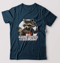Load image into Gallery viewer, Rocket Raccoon T-Shirt for Men-Petrol Blue-Ektarfa.online