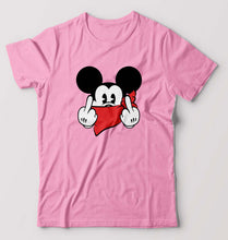 Load image into Gallery viewer, Mickey Mouse Fuck T-Shirt for Men-Light Baby Pink-Ektarfa.online