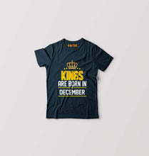 Load image into Gallery viewer, Kings Are Born In December Kids T-Shirt for Boy/Girl-Ektarfa.online