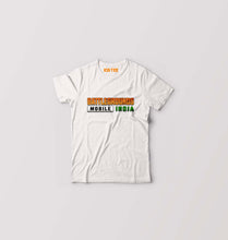 Load image into Gallery viewer, Battlegrounds Mobile India (BGMI) Kids T-Shirt for Boy/Girl-White-Ektarfa.online