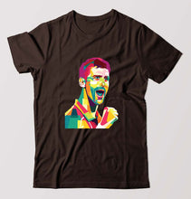 Load image into Gallery viewer, Novak Djokovic Tennis T-Shirt for Men-Coffee Brown-Ektarfa.online