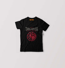 Load image into Gallery viewer, House Targaryen (GOT) Kids T-Shirt for Boy/Girl-Black-Ektarfa.online