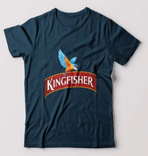 Load image into Gallery viewer, Kingfisher T-Shirt for Men-Petrol Blue-Ektarfa.online