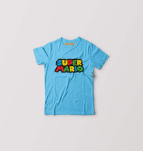 Load image into Gallery viewer, Super Mario Kids T-Shirt for Boy/Girl-Light Blue-Ektarfa.online