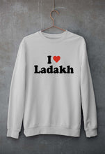 Load image into Gallery viewer, I Love Ladakh Unisex Sweatshirt for Men/Women-Grey Melange-Ektarfa.online