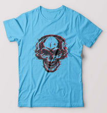 Load image into Gallery viewer, Skull T-Shirt for Men-Light blue-Ektarfa.online