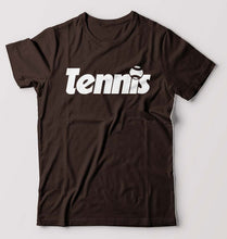 Load image into Gallery viewer, Tennis T-Shirt for Men-Coffee Brown-Ektarfa.online
