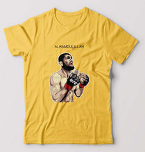 Load image into Gallery viewer, Khabib Nurmagomedov T-Shirt for Men-Golden Yellow-Ektarfa.online