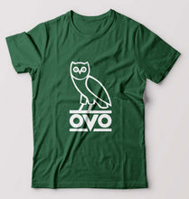 Load image into Gallery viewer, OVO T-Shirt for Men-Bottle Green-Ektarfa.online
