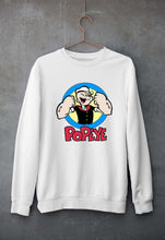 Load image into Gallery viewer, Popeye Unisex Sweatshirt for Men/Women-White-Ektarfa.online