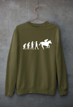 Load image into Gallery viewer, Horse Riding Unisex Sweatshirt for Men/Women-Olive Green-Ektarfa.online