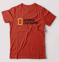 Load image into Gallery viewer, National geographic T-Shirt for Men-Brick Red-Ektarfa.online