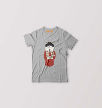 Load image into Gallery viewer, Hipster Wolf Kids T-Shirt for Boy/Girl-Grey-Ektarfa.online