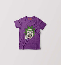Load image into Gallery viewer, Rick and Morty Kids T-Shirt for Boy/Girl-Purple-Ektarfa.online