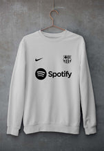Load image into Gallery viewer, Barcelona 2022-23 Unisex Sweatshirt for Men/Women-Grey Melange-Ektarfa.online