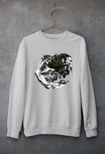 Load image into Gallery viewer, Attack on Titan Unisex Sweatshirt for Men/Women-Grey Melange-Ektarfa.online