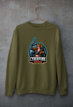 Load image into Gallery viewer, Cyberpunk Unisex Sweatshirt for Men/Women-Olive Green-Ektarfa.online