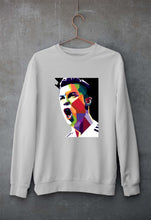 Load image into Gallery viewer, Cristiano Ronaldo CR7 Unisex Sweatshirt for Men/Women-Grey Melange-Ektarfa.online