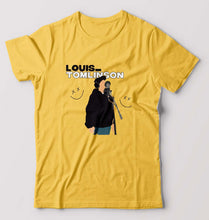 Load image into Gallery viewer, Louis Tomlinson T-Shirt for Men-Golden Yellow-Ektarfa.online