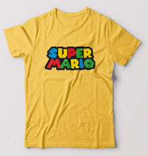 Load image into Gallery viewer, Super Mario T-Shirt for Men-Golden Yellow-Ektarfa.online