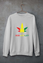 Load image into Gallery viewer, Bob Marley Weed Unisex Sweatshirt for Men/Women-Grey Melange-Ektarfa.online