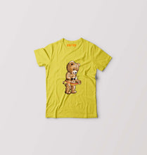 Load image into Gallery viewer, Domrebel Bear Fit T-Shirt for Boy/Girl-Yellow-Ektarfa.online