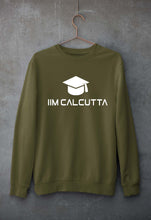 Load image into Gallery viewer, IIM C Calcutta Unisex Sweatshirt for Men/Women-Olive Green-Ektarfa.online