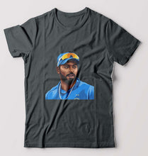 Load image into Gallery viewer, Hardik Pandya T-Shirt for Men-Steel grey-Ektarfa.online