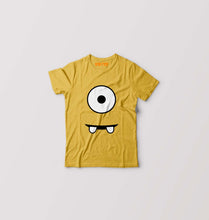 Load image into Gallery viewer, Minion Eye & Teeth Kids T-Shirt for Boy/Girl-Golden Yellow-Ektarfa.online