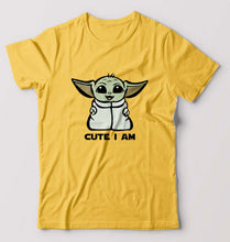 Load image into Gallery viewer, Yoda Star Wars T-Shirt for Men-Golden Yellow-Ektarfa.online