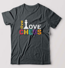 Load image into Gallery viewer, Chess Love T-Shirt for Men-Steel grey-Ektarfa.online