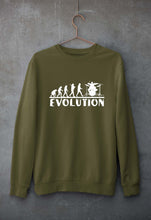 Load image into Gallery viewer, Drummer Evolution Unisex Sweatshirt for Men/Women-Olive Green-Ektarfa.online