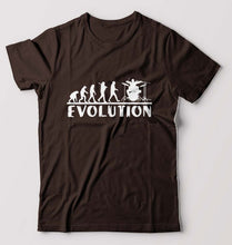 Load image into Gallery viewer, Drummer Evolution T-Shirt for Men-Coffee Brown-Ektarfa.online