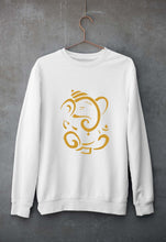 Load image into Gallery viewer, Ganpati JI(Ganesh) Unisex Sweatshirt for Men/Women-White-Ektarfa.online