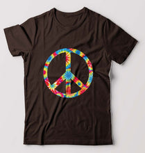 Load image into Gallery viewer, Trippy Psychedelic Peace T-Shirt for Men-Ektarfa.online