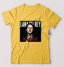 Load image into Gallery viewer, Lana Del Rey T-Shirt for Men-Golden Yellow-Ektarfa.online