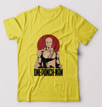 Load image into Gallery viewer, One-Punch Man T-Shirt for Men-Yellow-Ektarfa.online