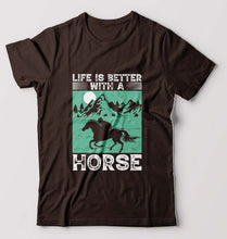 Load image into Gallery viewer, Horse Riding T-Shirt for Men-Ektarfa.online